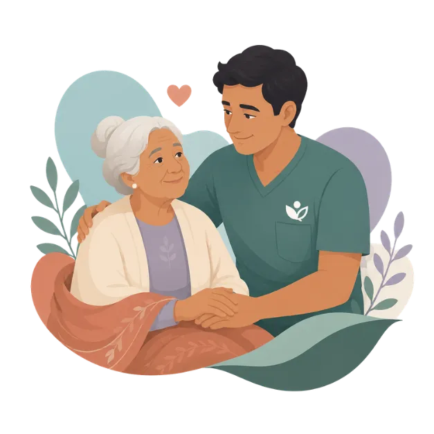 Lunexa Elder Care welcome illustration